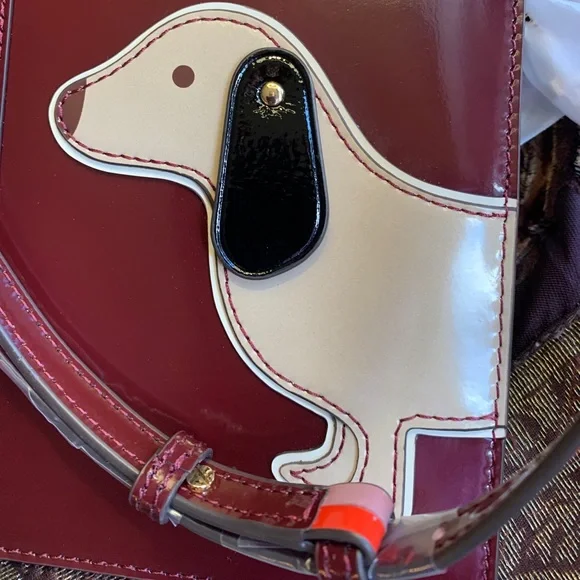 Authentic TORY BURCH Leather Dog card/Crosby - Picture 9 of 12